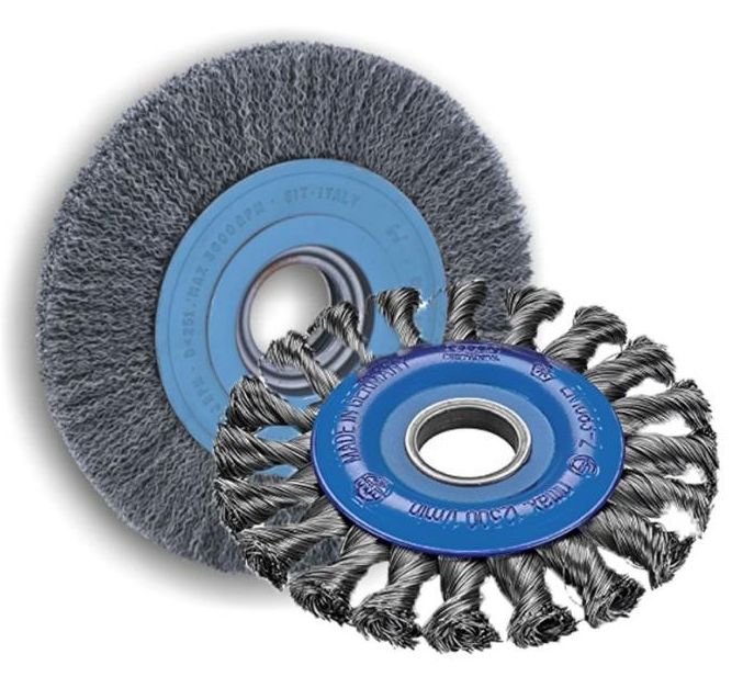 Щетка для УШМ дисковая гофрированная 125 х 18 х 22 RinG