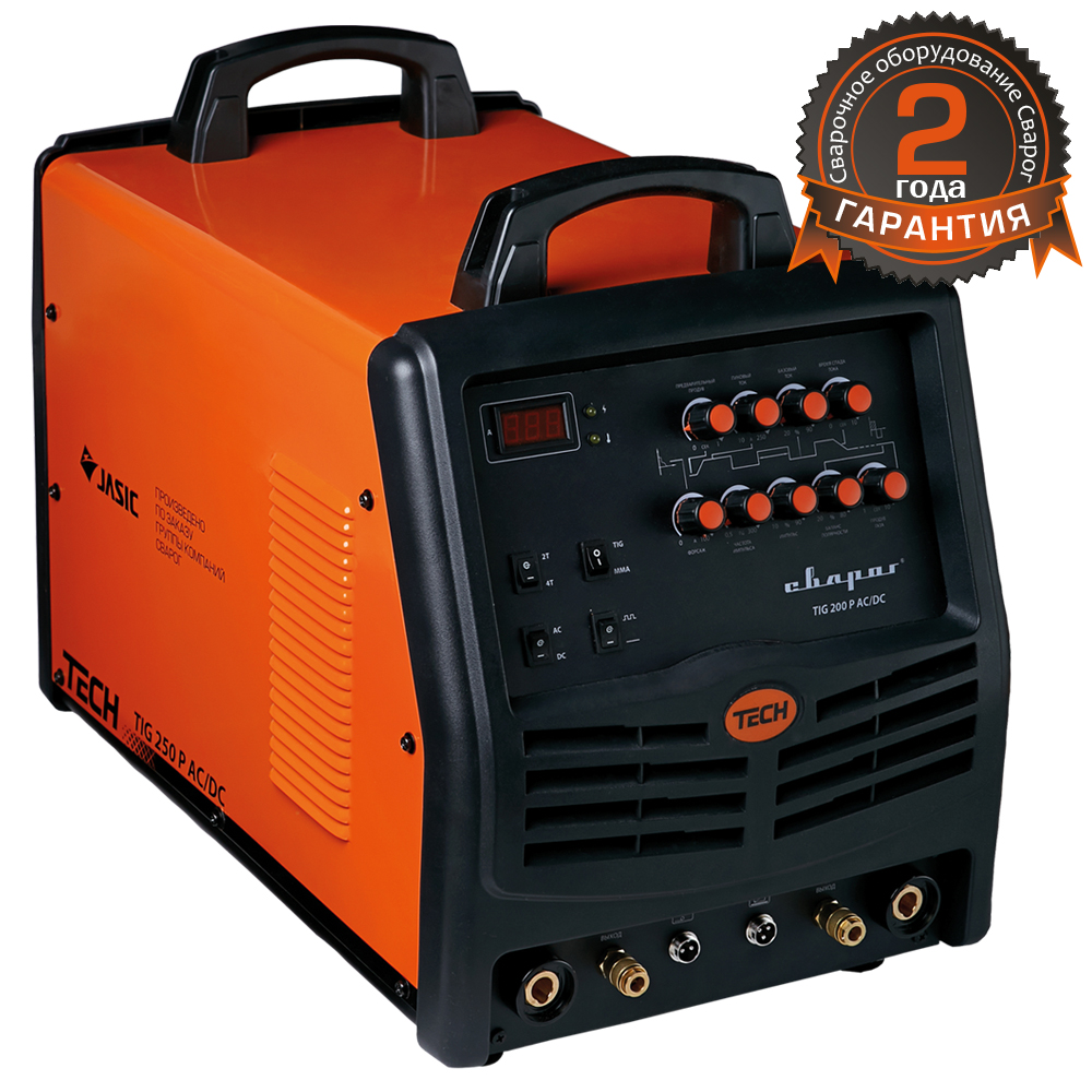 Аппарат аргонодуговой сварки "Сварог"  TECH TIG 200 P AC/DC (E101)