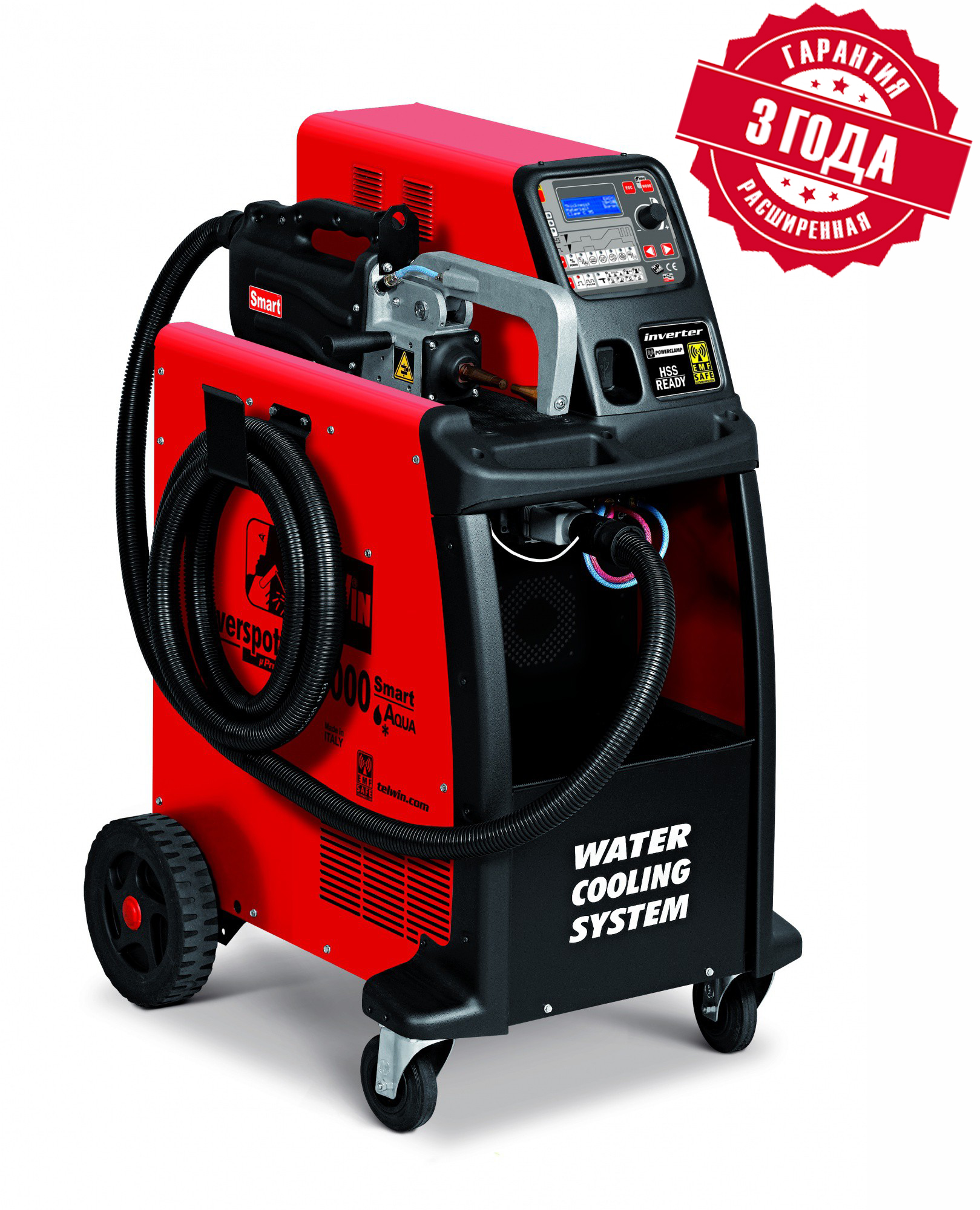 Сварочный аппарат INVERSPOTTER 14000 SMART AQUA 400V +ACC TELWIN