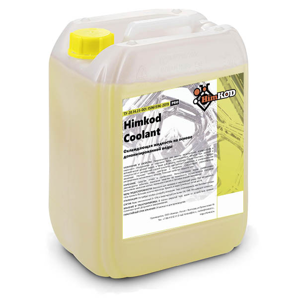 Охлаждающая жидкость Himkod Coolant на основе деионизированной воды канистра 10л